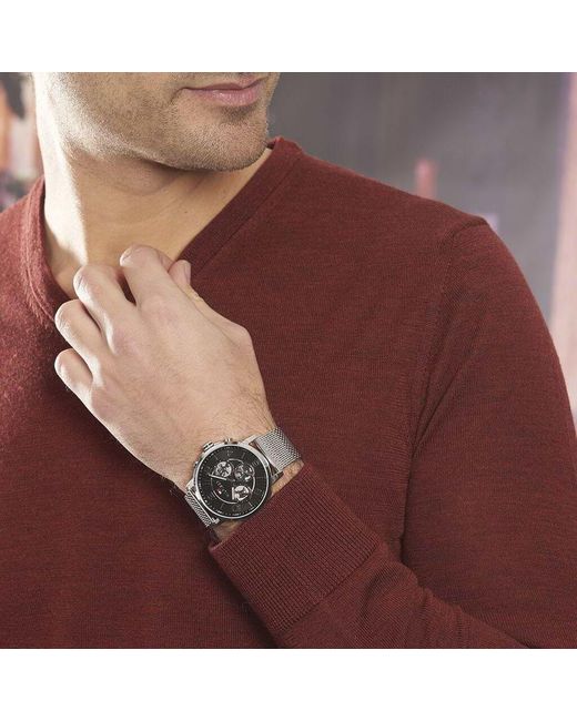 Orologio Multifunzione Keagan quadrante nero 1791292 di Tommy Hilfiger in Metallic da Uomo