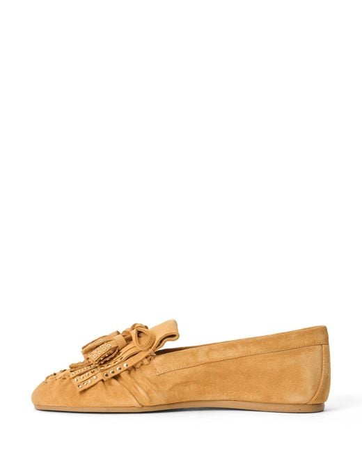 Stuart Weitzman Brown Barry Mokassin