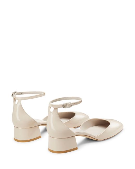 Bria 35 Strap Pump di Stuart Weitzman in White