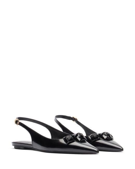 Stuart Weitzman Black Stuart Rosie Slingback