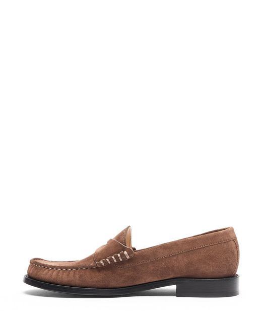 Stuart Weitzman Brown Lottie Loafer