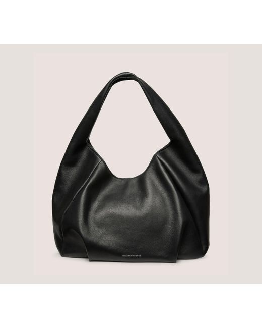 Stuart Weitzman Black Moda Hobo Bag Handbags