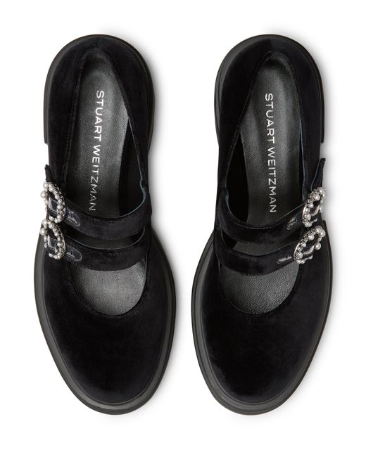 Stuart Weitzman Black Soho Leighton Mary Jane
