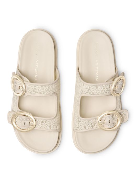 Benni Sport Slide di Stuart Weitzman in Natural