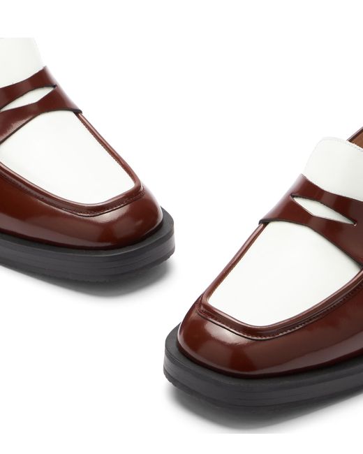 Stuart Weitzman Brown Kaia 40 Loafer
