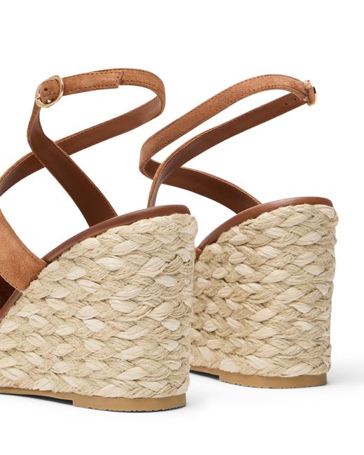 Stuart Weitzman Brown Alyssa Wedge