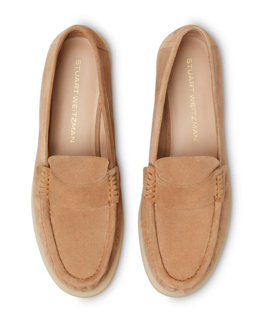 Stuart Weitzman Brown Blake Loafer