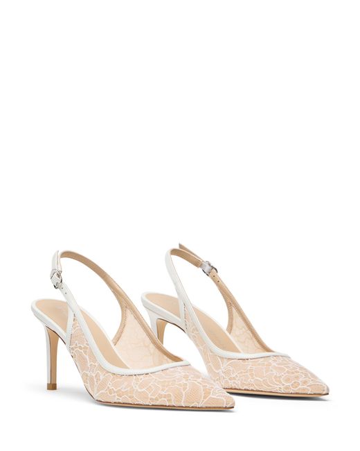 Stuart Weitzman Natural Stuart Power Slingback 75