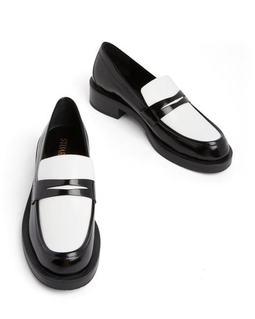 Stuart Weitzman Black Palmer Bold Loafer