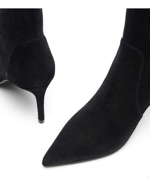 Stuart Weitzman Black Stuart Power Zip 75