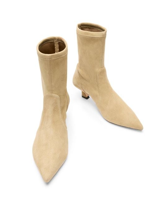 Stuart Weitzman Natural Vinnie Bootie 50