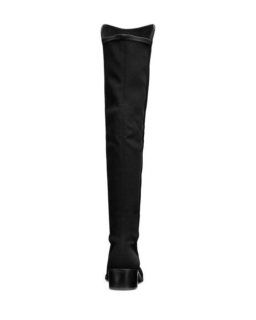 Stuart Weitzman Black Overknee-Stiefel Reserve