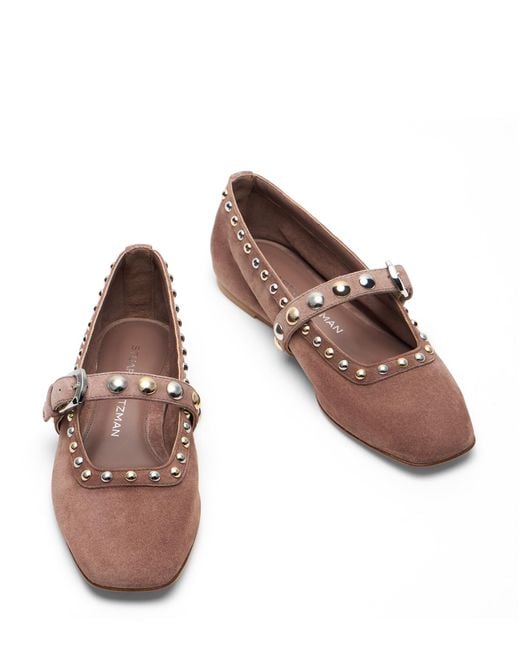 Stuart Weitzman Brown Perry Mary Jane