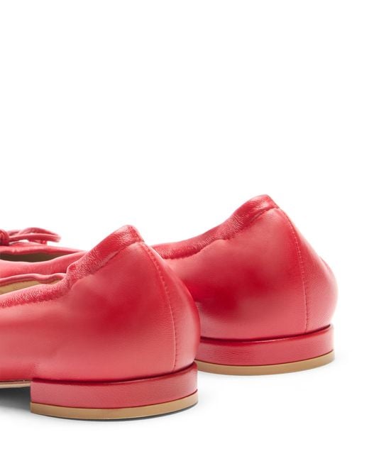 Stuart Weitzman Red , BRIA BALLET FLAT, LOAFER UND FLACHE SCHUHE,