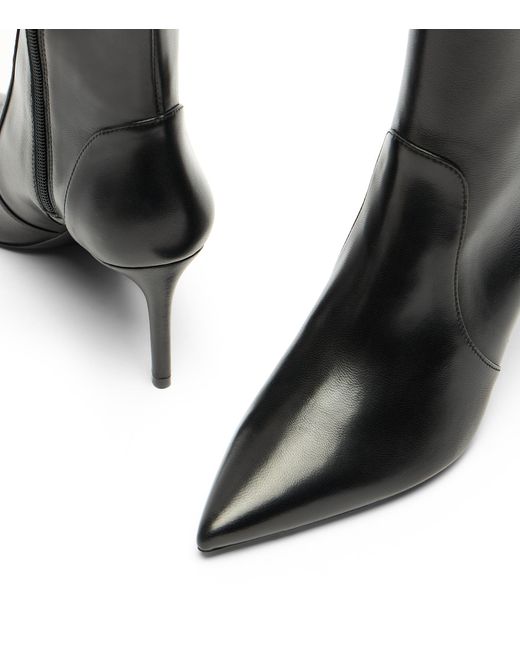 Stuart Weitzman Black Stuart Power Zip 75