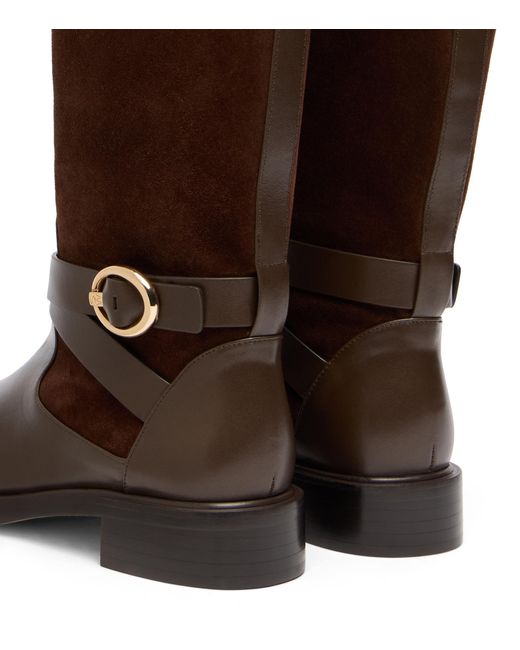 Stuart Weitzman Brown Benni Riding Boot