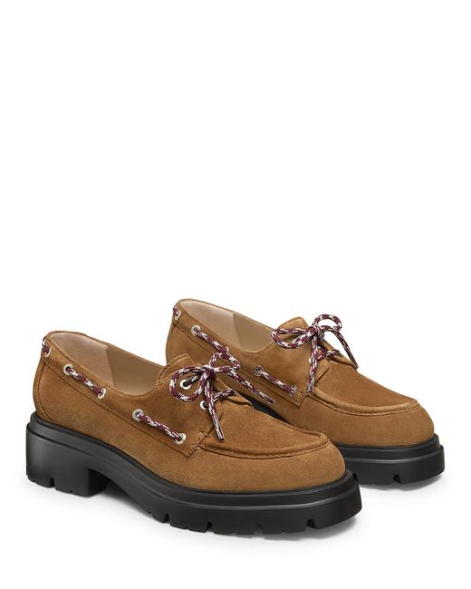 Stuart Weitzman Brown Hudson Moccasin