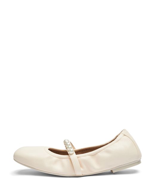 Stuart Weitzman Natural , Goldie Ballet Flat, Flats And Loafers,