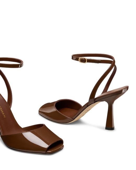 Stuart Weitzman Brown Val Sandal 85