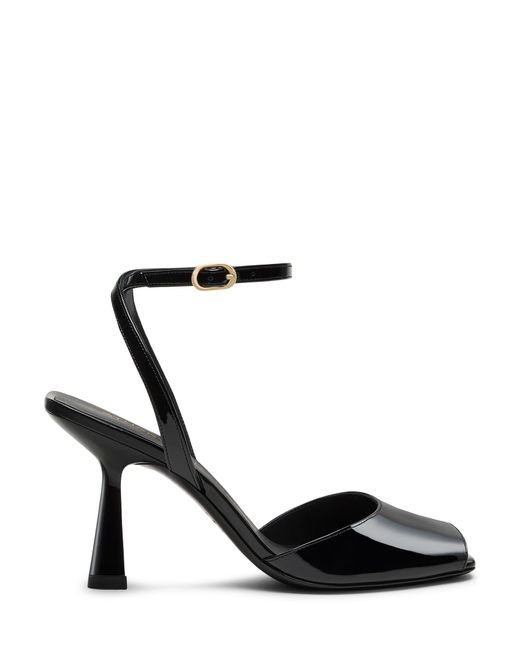Stuart Weitzman Black Val Sandal 85