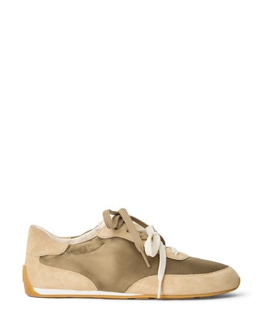 Stuart Weitzman Natural Bond Ruche Sneaker