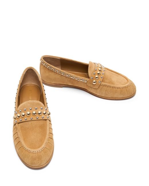 Stuart Weitzman Brown Perry Loafer