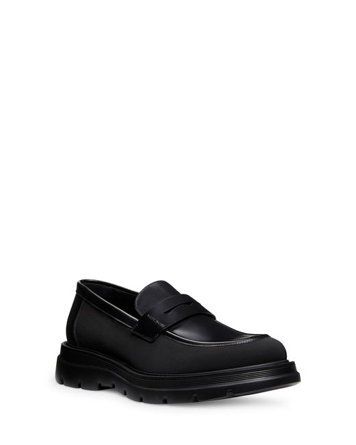 Stuart Weitzman Black Sw Club La Penny Loafer for men