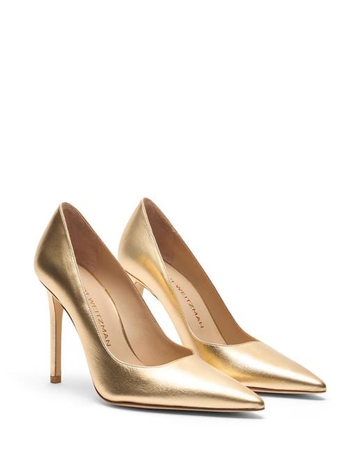 Stuart Power Pump 100 di Stuart Weitzman in Metallic