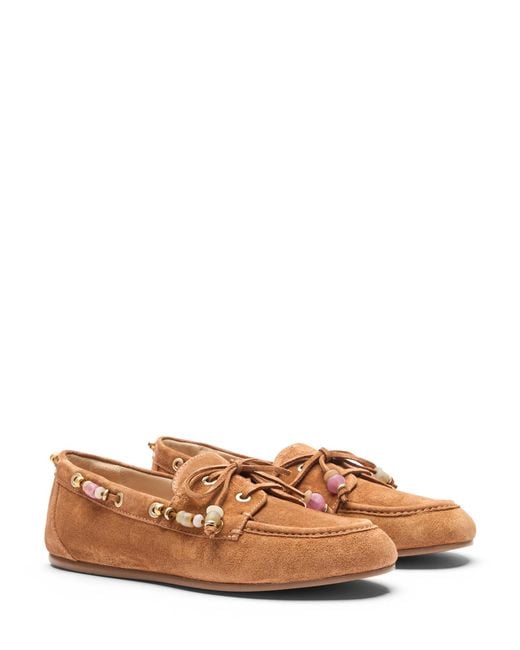 Stuart Weitzman Brown Boat Shoes