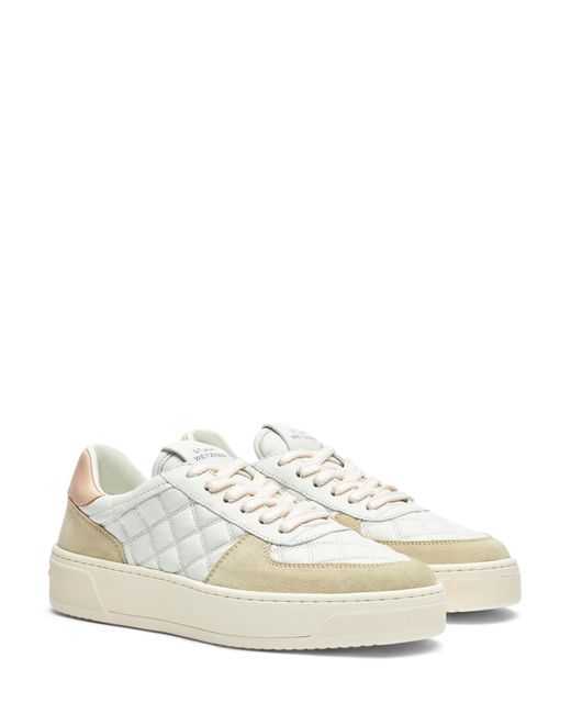 Stuart Weitzman White Sw Courtside Sleek Sneaker