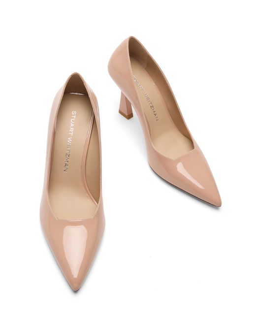 Stuart Weitzman Natural Vinnie 85 Pump