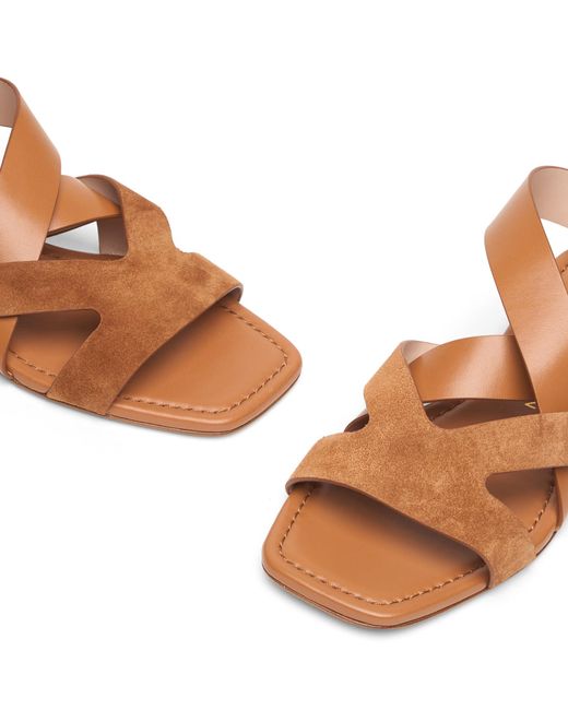 Stuart Weitzman Brown Sai Sandal