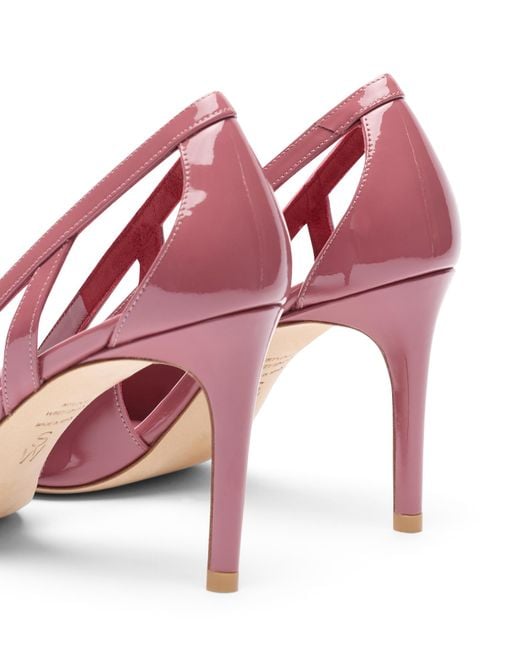 Stuart Weitzman Pink Stuart Power Cutout 85