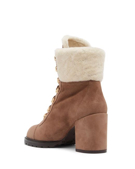Stuart Weitzman Brown Kolbie Ii Block Chill Bootie