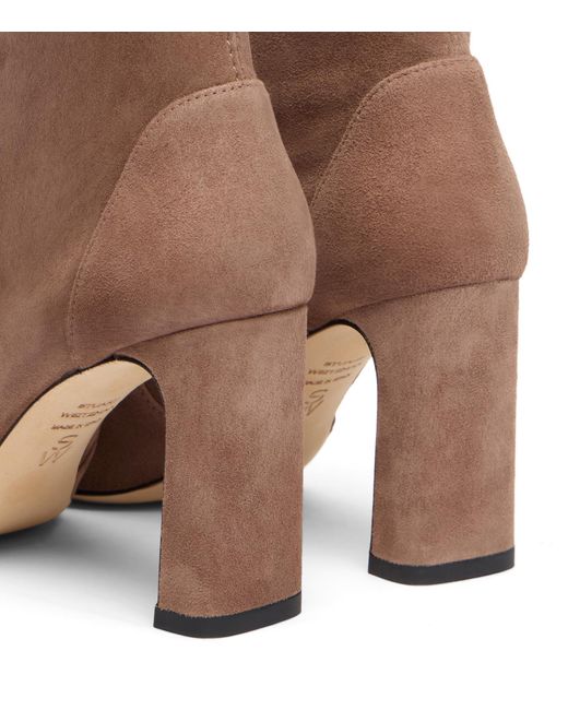 Stuart Weitzman Brown Babette Bootie 85