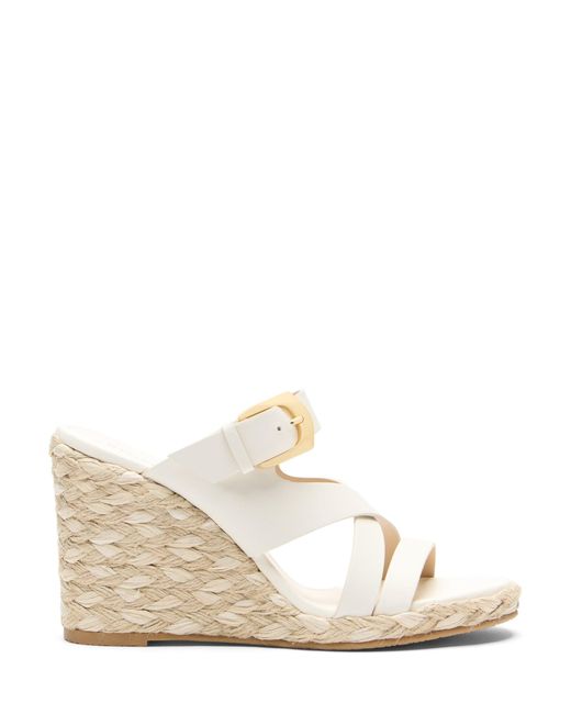 Stuart Weitzman Natural Sai Espadrille Wedge