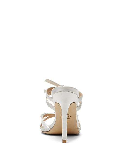 Stuart Weitzman White Sw Bow 100 Slide