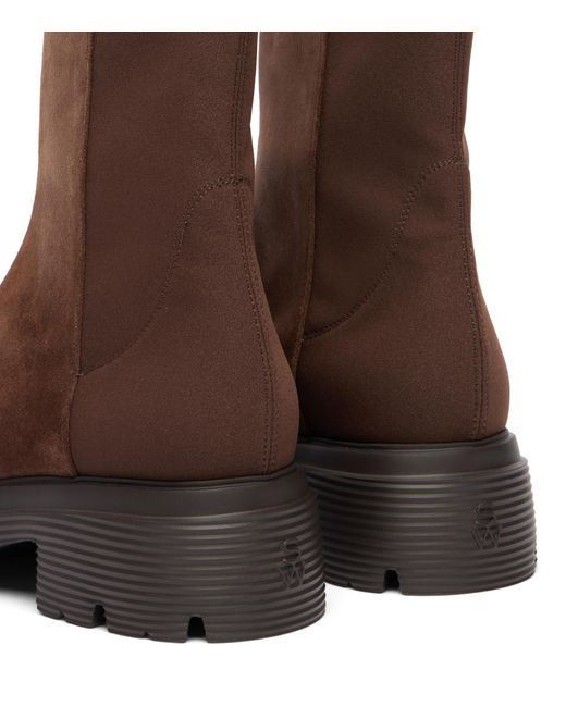 Stuart Weitzman Brown 5050 Hudson Lite Bootie