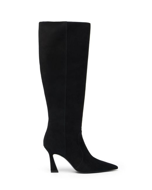 Vinnie Zip Boot 85 di Stuart Weitzman in Black