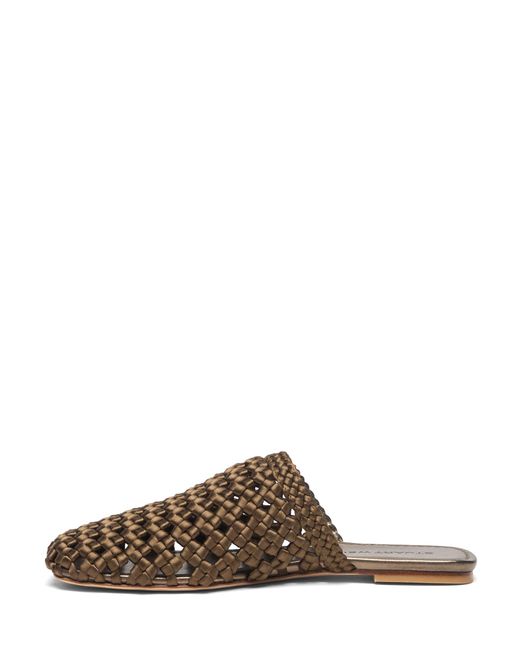 Stuart Weitzman Brown Marina Mule