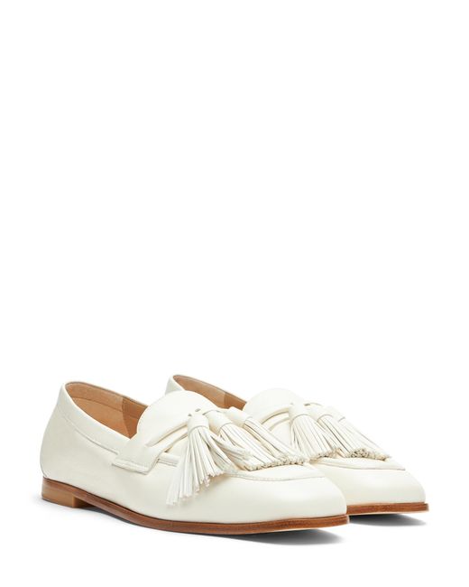 Stuart Weitzman Natural Lindi Tassel Loafer