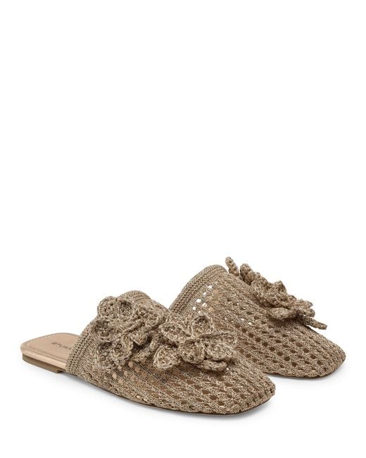 Stuart Weitzman Natural Lotus Mule
