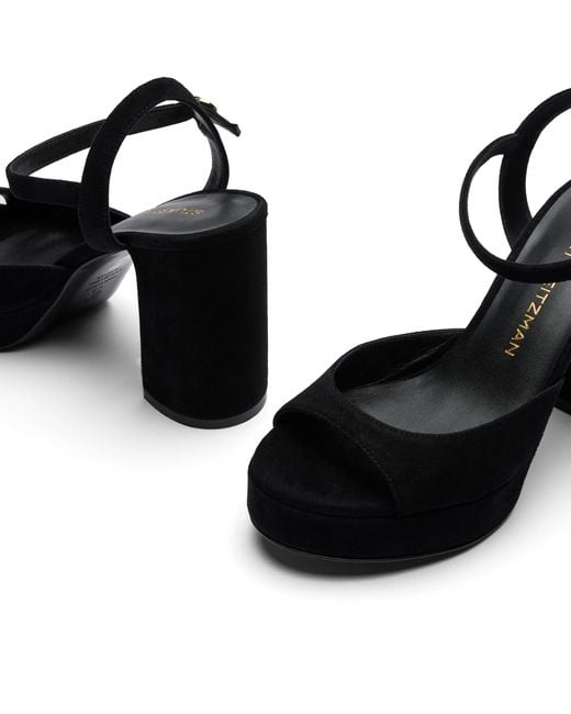 Stuart Weitzman Black Dayna Ii Platform