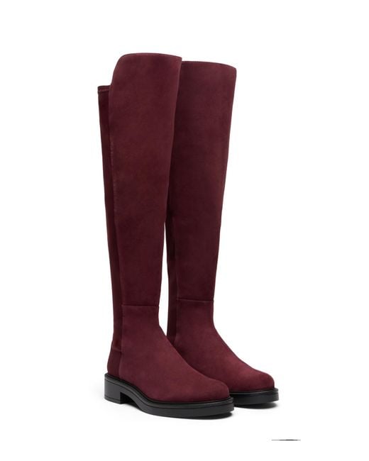 5050 Celia Boot Stuart Weitzman en coloris Red