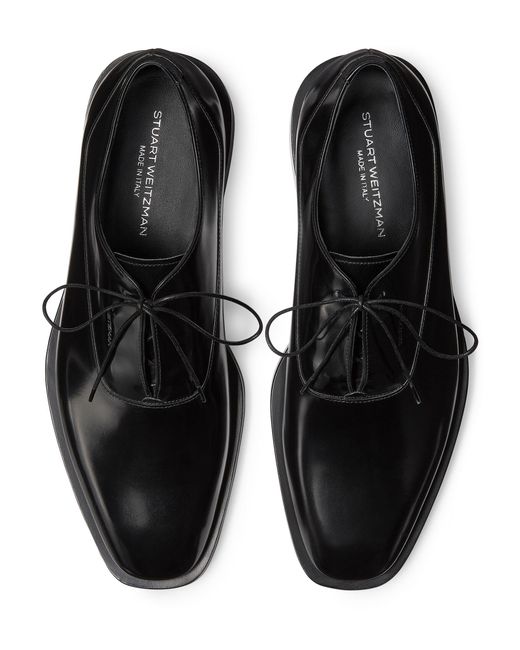 Stuart Weitzman Black , Royce Oxford, Lace-up Shoes, for men