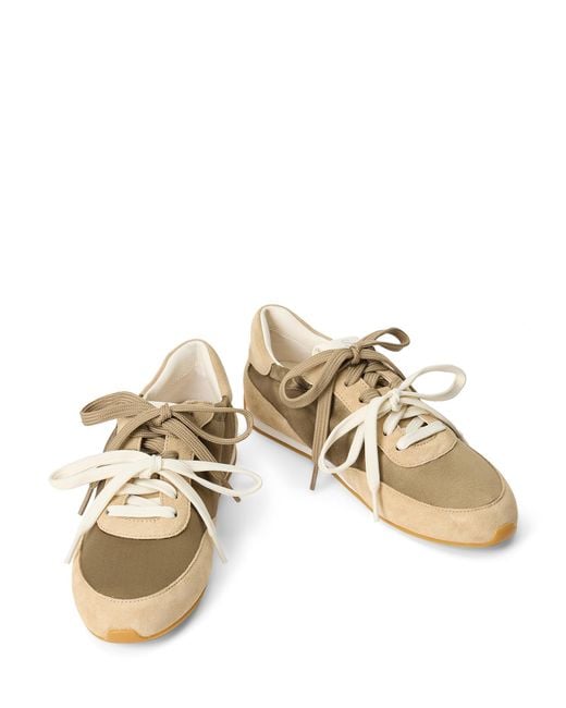 Stuart Weitzman Natural Bond Ruche Sneaker