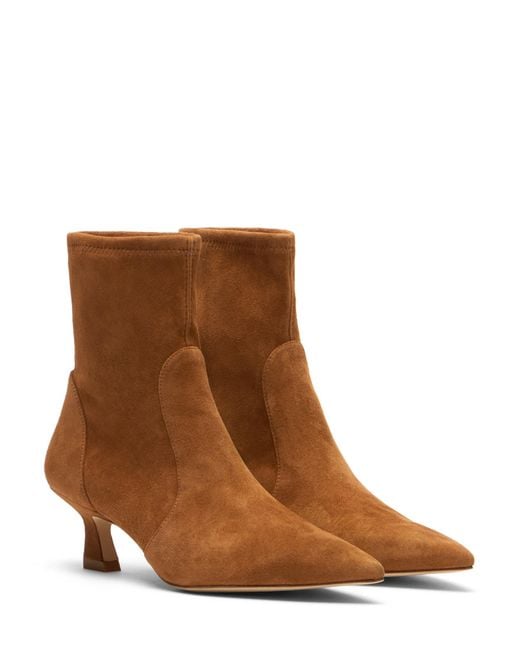 Stuart Weitzman Brown Vinnie Bootie 50