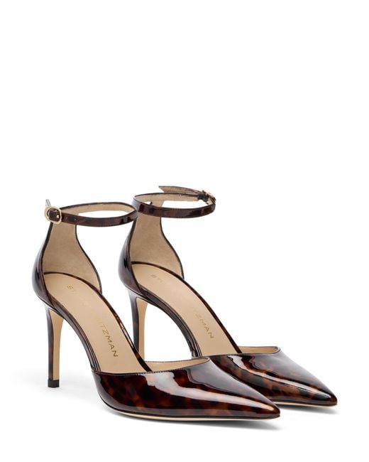 Stuart Weitzman Brown Stuart Power Strap 85