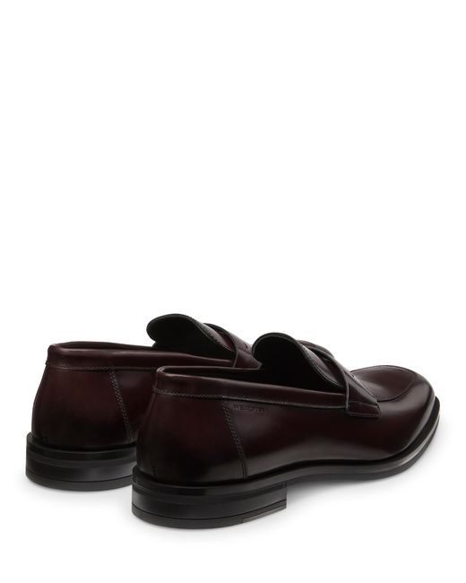 Stuart Weitzman Brown Sw Club Classic Penny Loafer for men