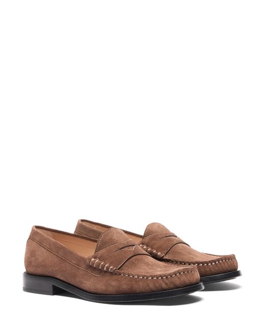 Stuart Weitzman Brown Lottie Loafer